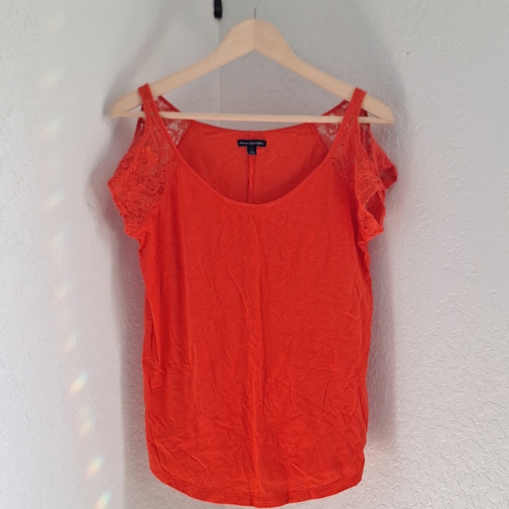 American Eagle Bright Orange Top